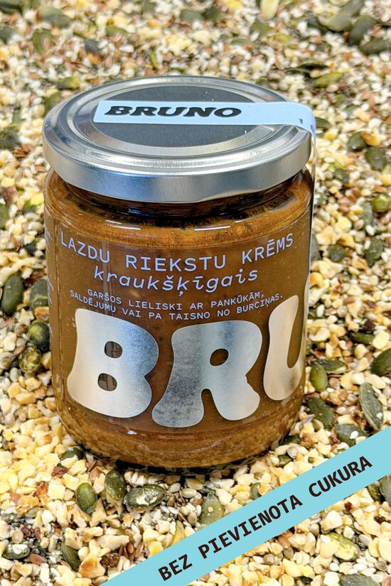 Lazdu riekstu kraukšķīgais krēms 240g